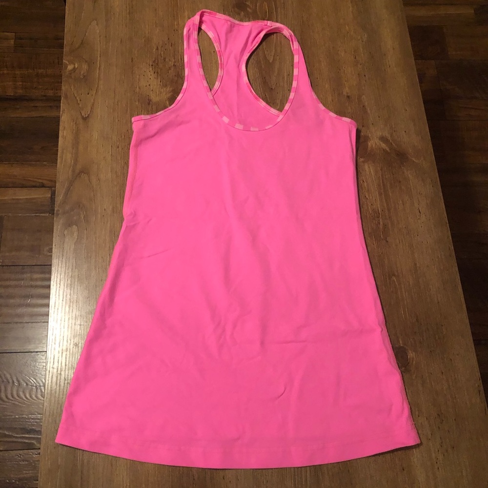Lululemon cool racerback size 8 neon pink